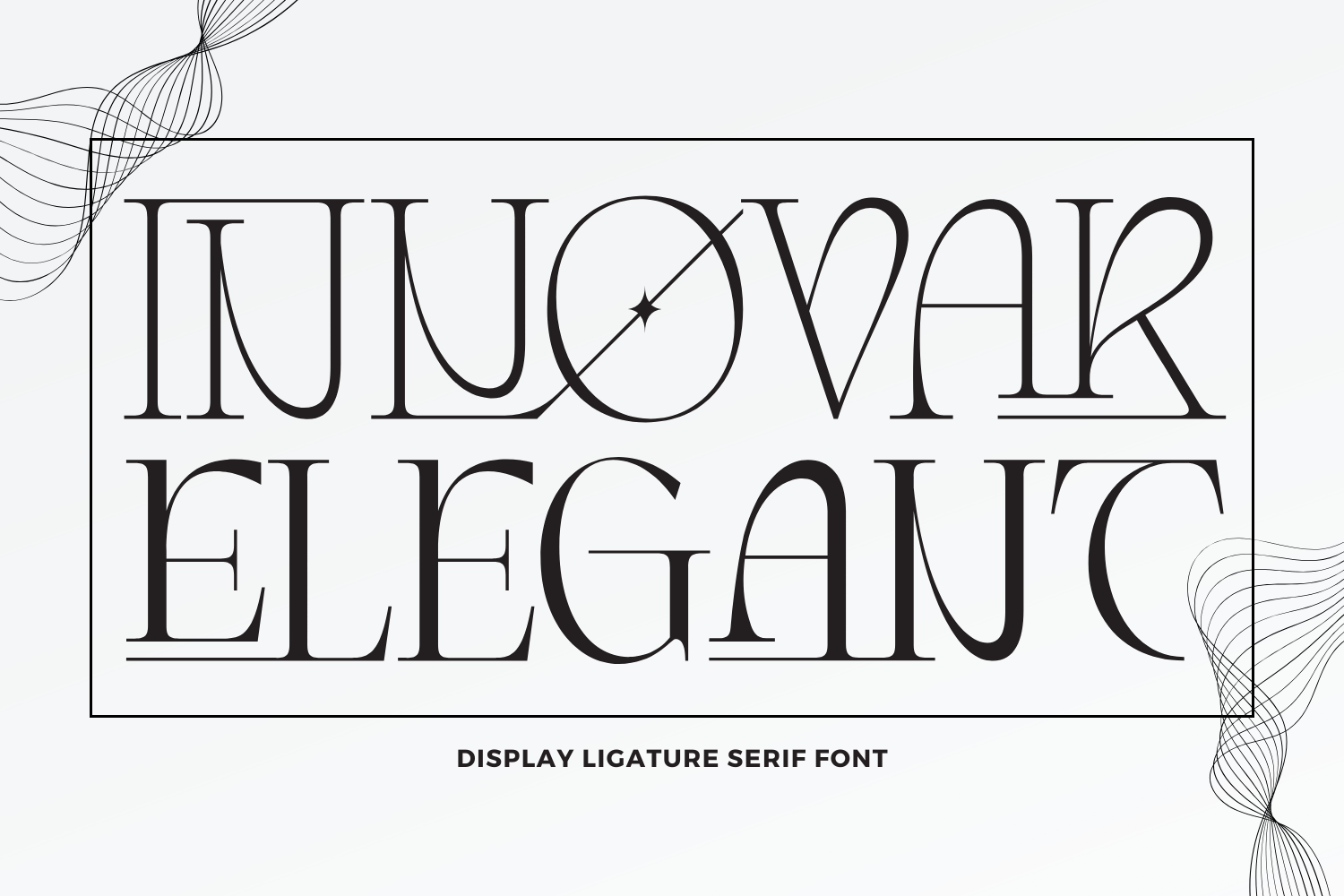 Laden Sie die INNOVAR ELEGANT Font kostenlos herunter - Stilvolle Schriftart für kreative Designs