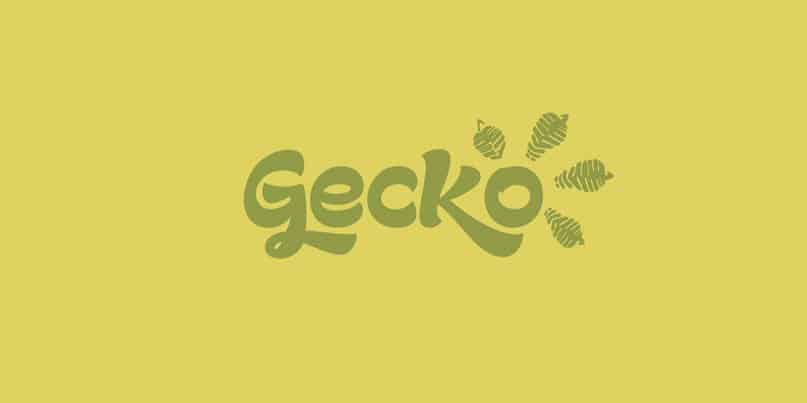 Gestalten Sie mit der Gecko Schriftart ein einzigartiges Design - Jetzt kostenlos herunterladen!