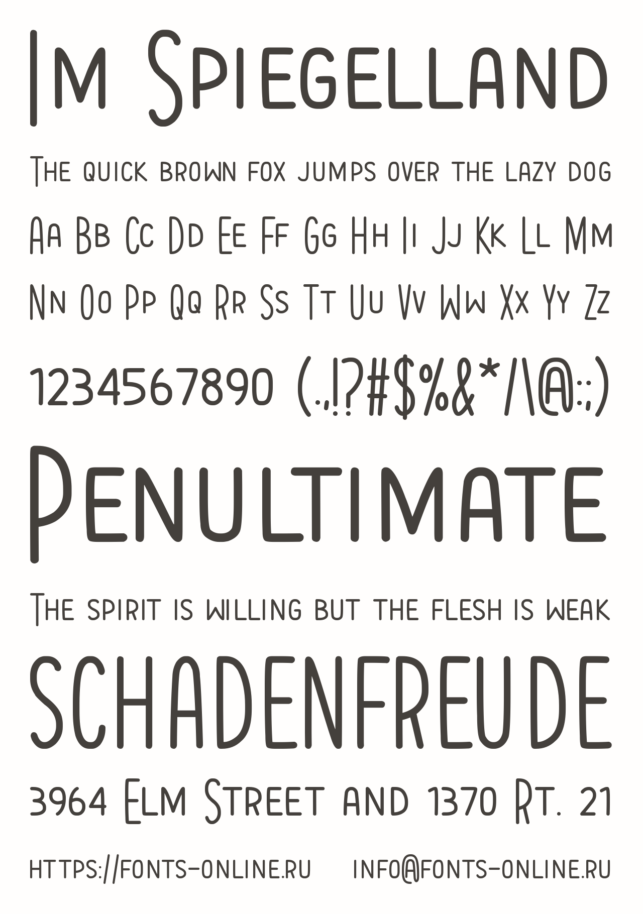 Download Im Spiegelland Font Free - Unique Playful Style