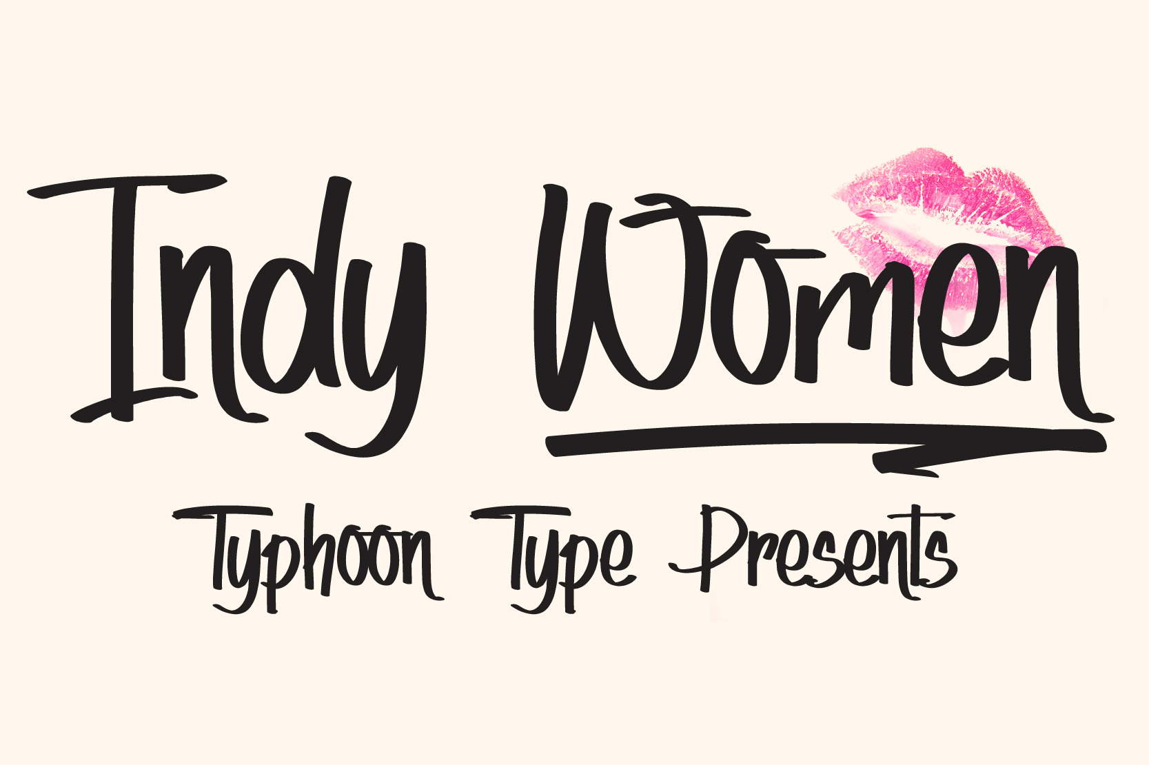 Download Indy Women Font Free - Unique Display Style