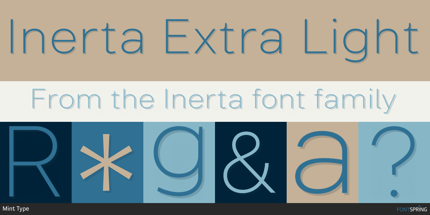 Download Inerta Light Font Free - Modern & Clean Style