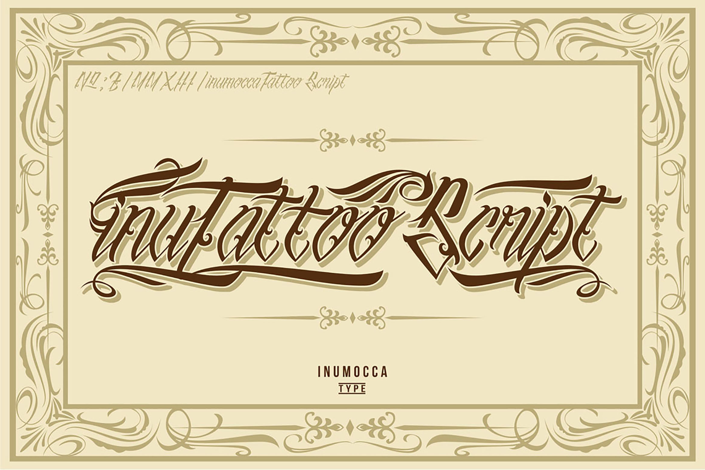 Download InuMOCCA Tattoo Script Free - Artistic Tattoo Font