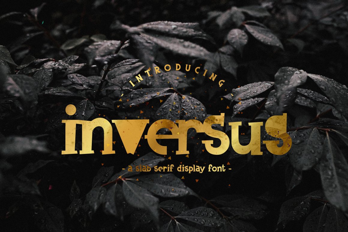 Download Inversus Font Free - Bold Slab Serif Display Style