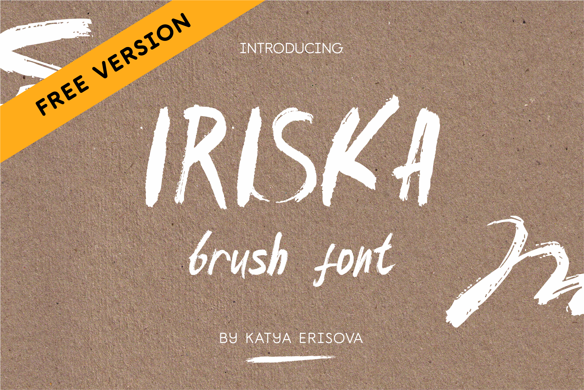 Download Iriska Brush Font Free - Charming Handwritten Style