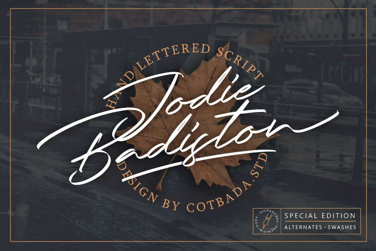 Download Jodie Badiston Free - Elegant Serif Font