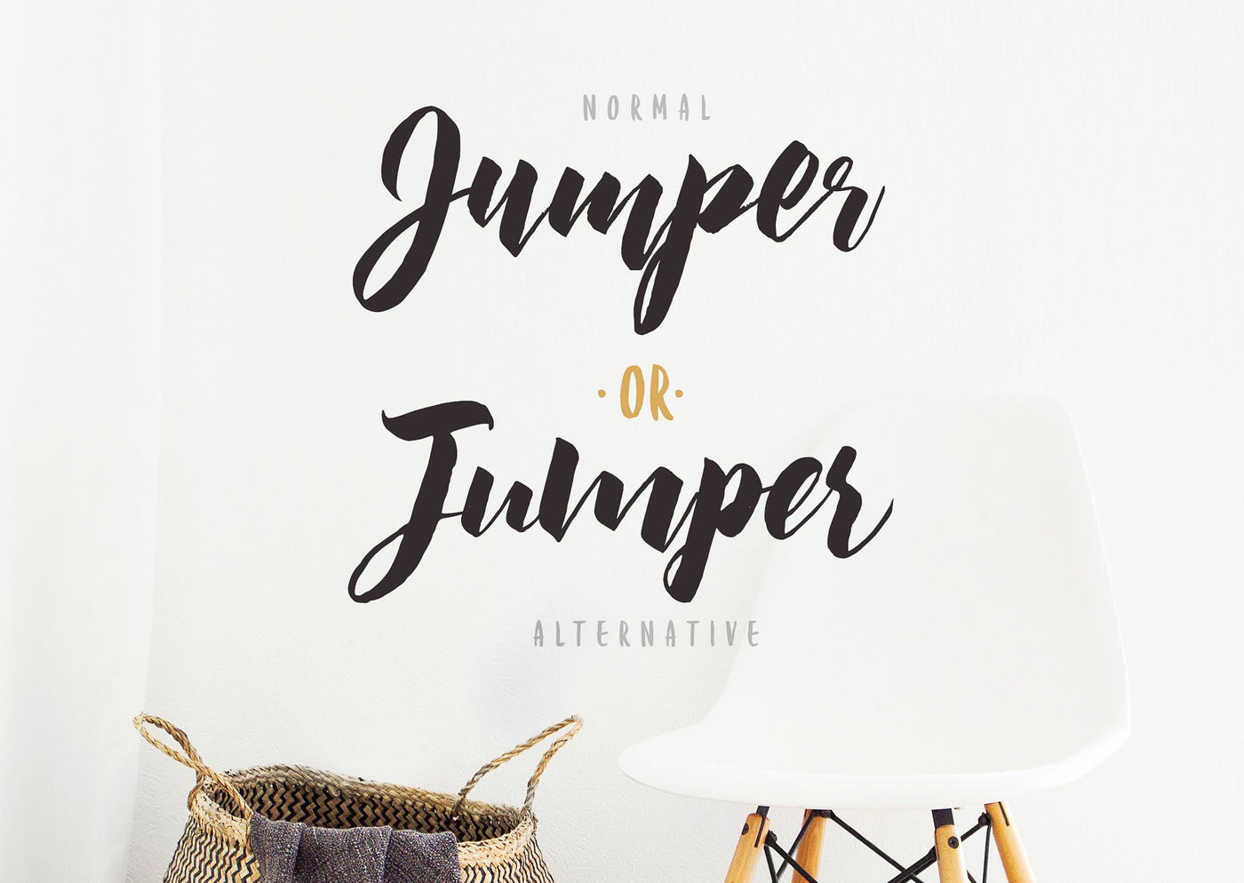 Kostenloser Download der Jumper Script Schriftart - Verspielt & Modern