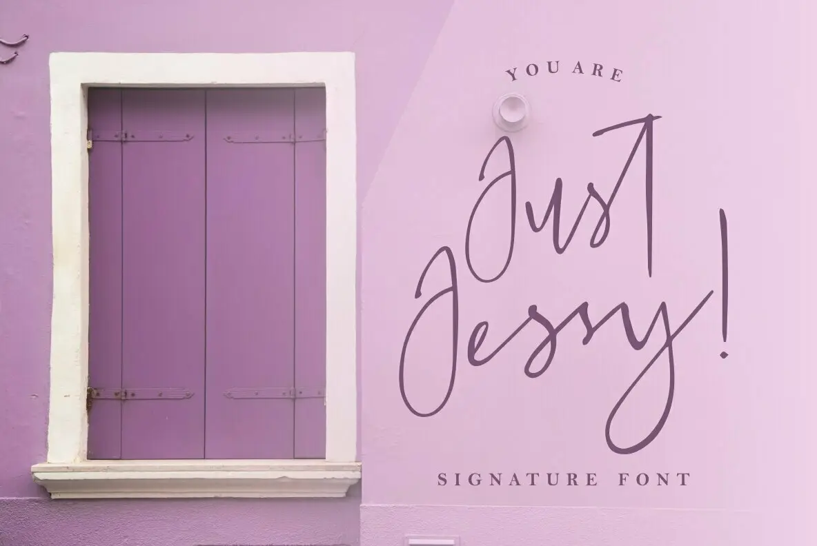 Download Just Jessy Font Free - Stylish and Versatile