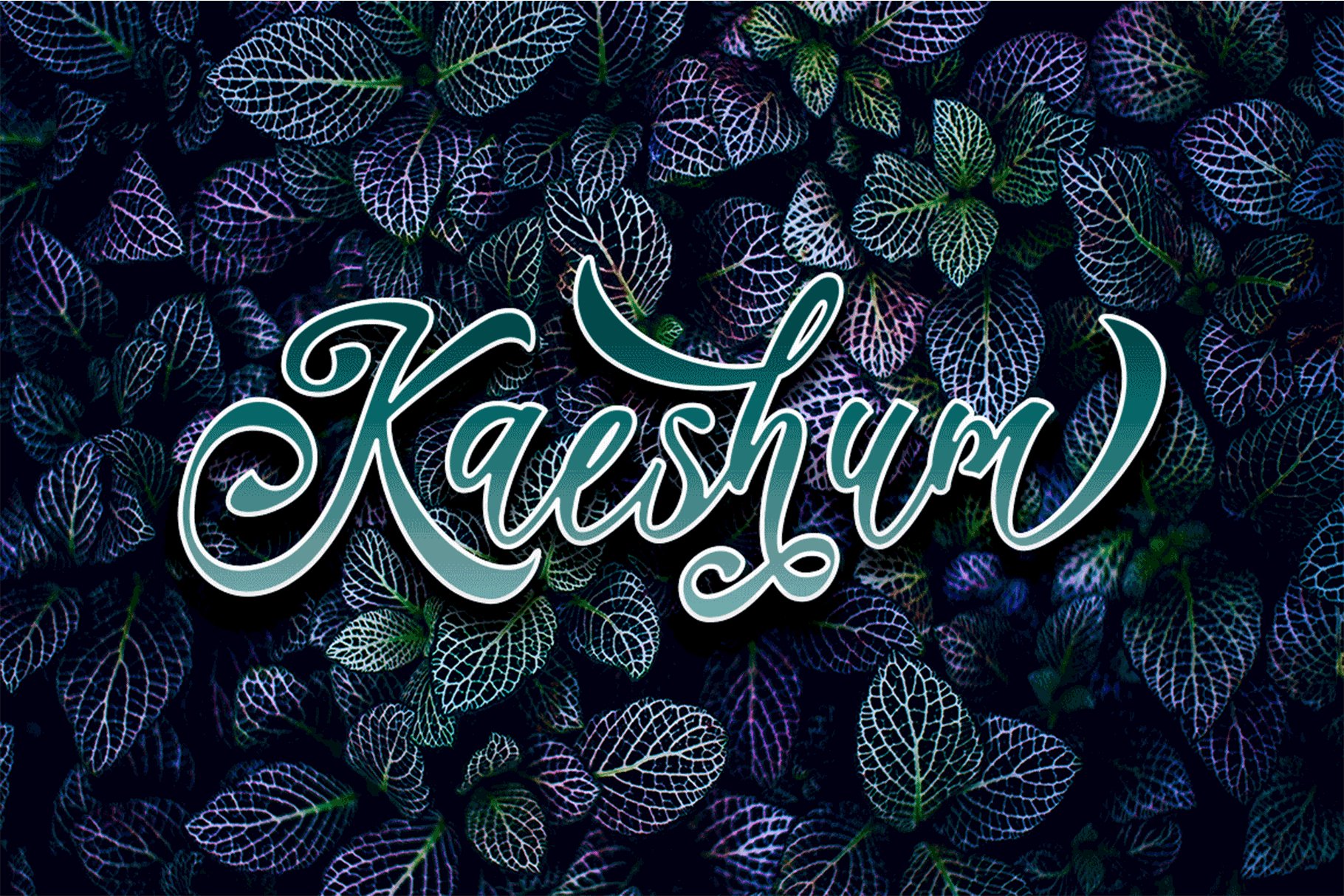 Скачайте бесплатно шрифт Kaeshum Script BOLD - стильный и уникальный