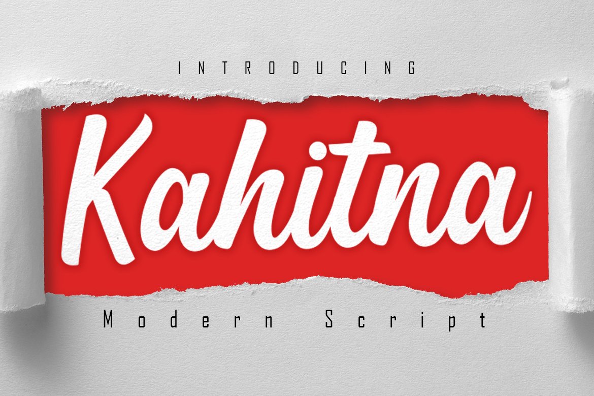 Kostenlose Kahitna Schriftart herunterladen - Modern und Eleganz vereint