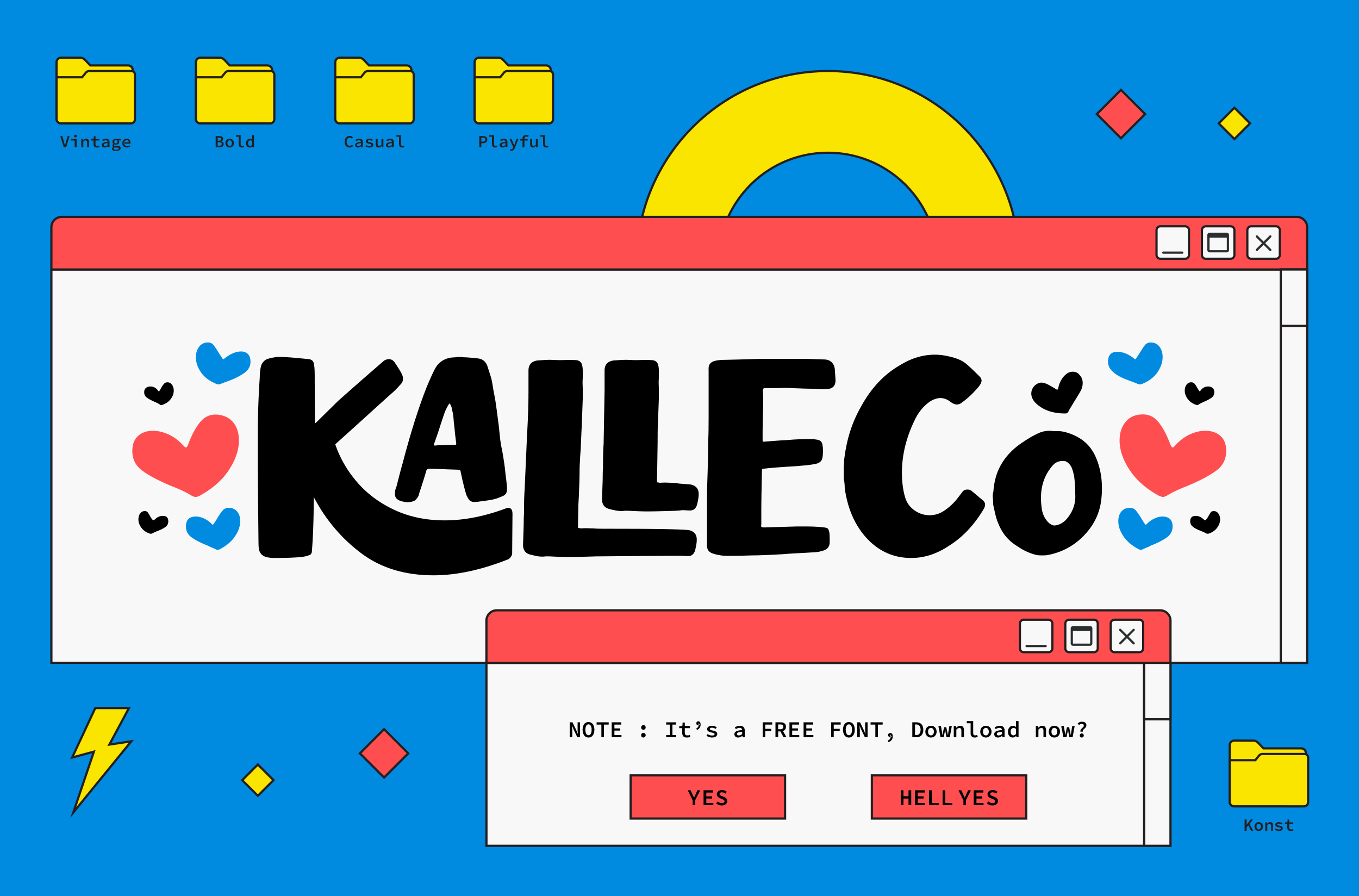 Download Kalleco Font Free - Modern and Stylish Design