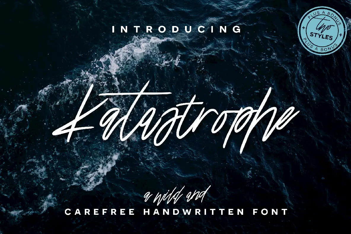 Download Katastrophe Font Free - Bold and Unique Display Style