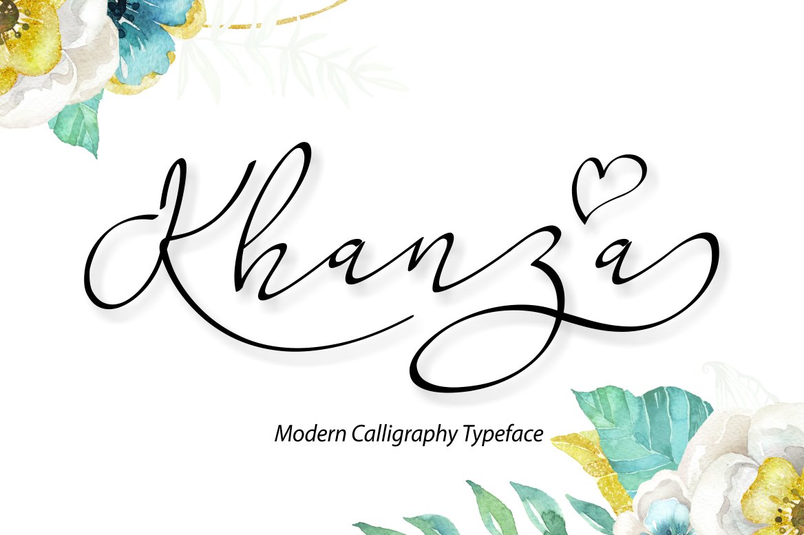 Download Khanza Script Free - Elegant Font for Design