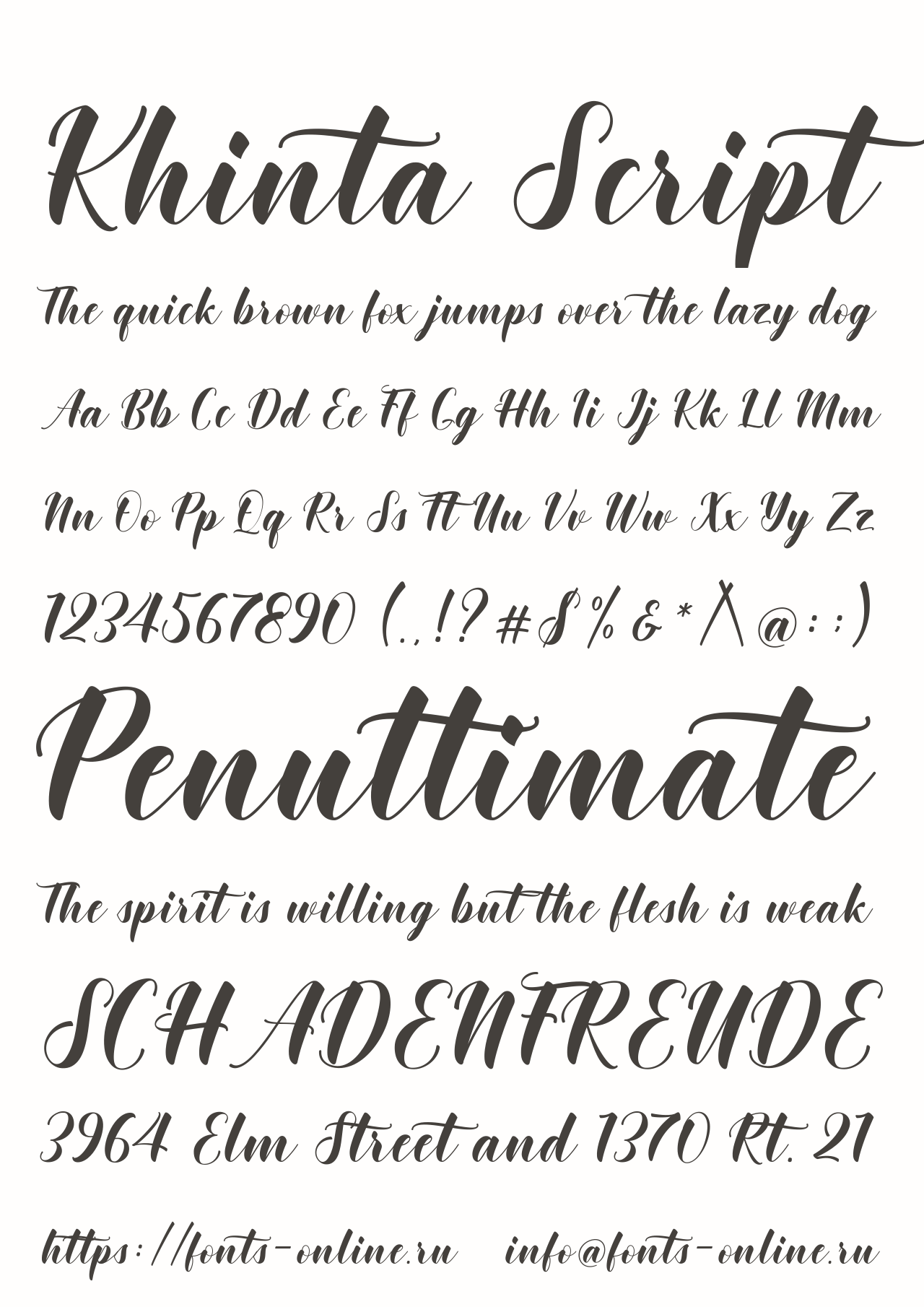 Download Khinta Font Free - Unique Stylish Typeface