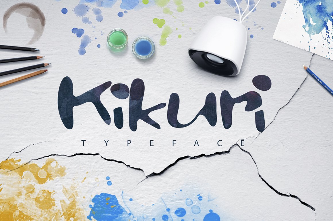 Free Kikuri Typeface Extras - Unique Decorative Font Download