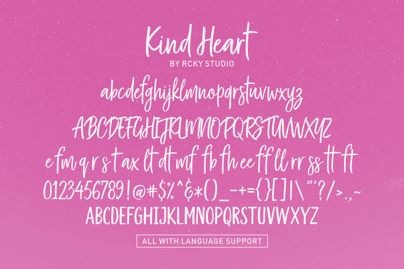 Download Kind Heart Duo Font Free - Whimsical Duo Style