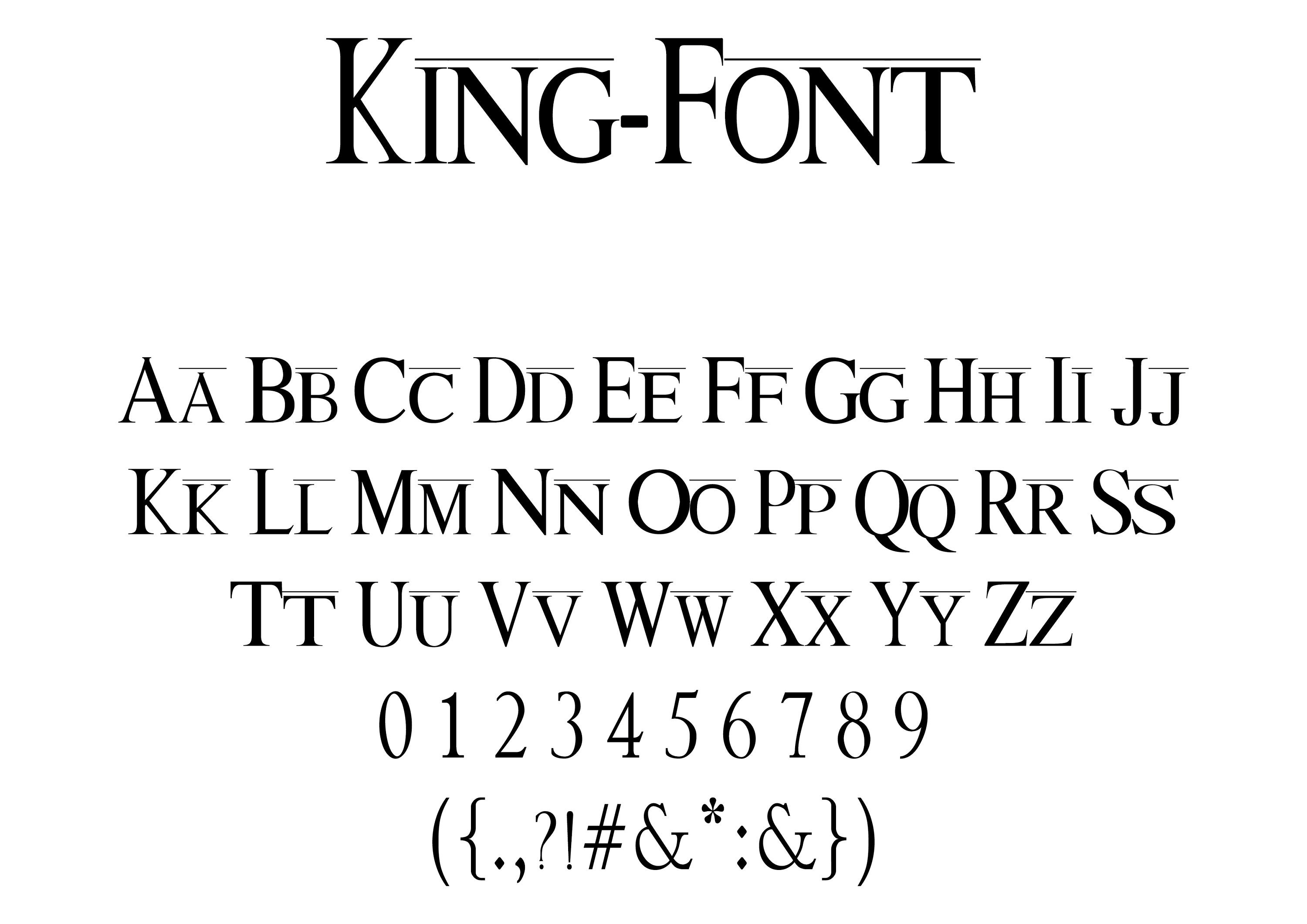 Скачайте бесплатно шрифт Kingfont Script - стильный рукописный шрифт