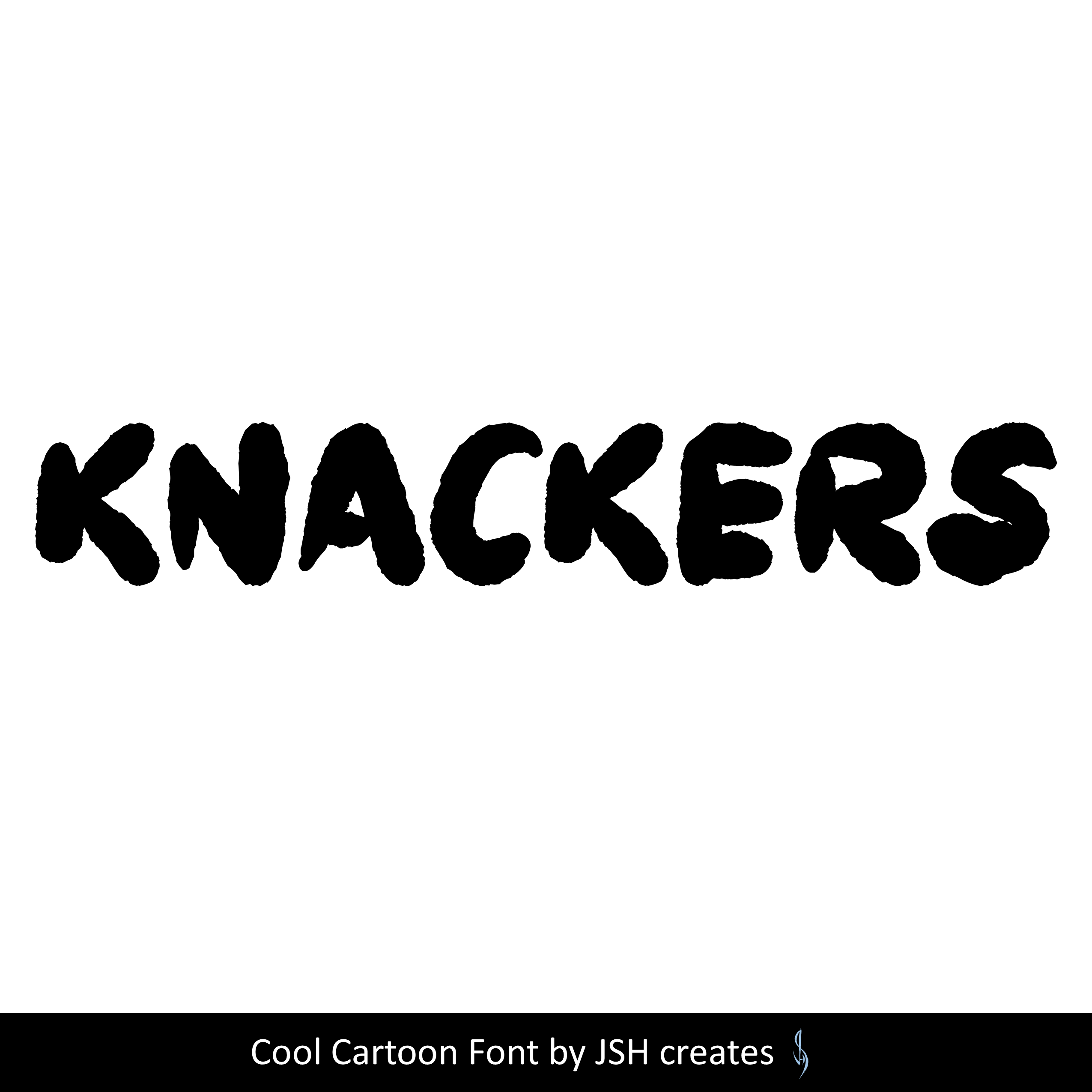 Скачайте бесплатно шрифт Knackers - стильный и современный дизайн