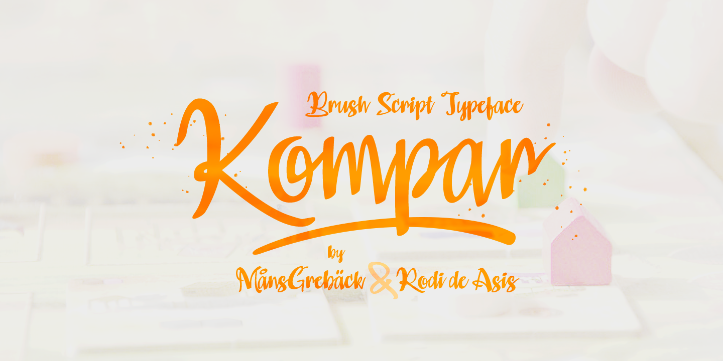 Kostenloser Download der Kompar Bold Schriftart - Modern und Ausdrucksstark