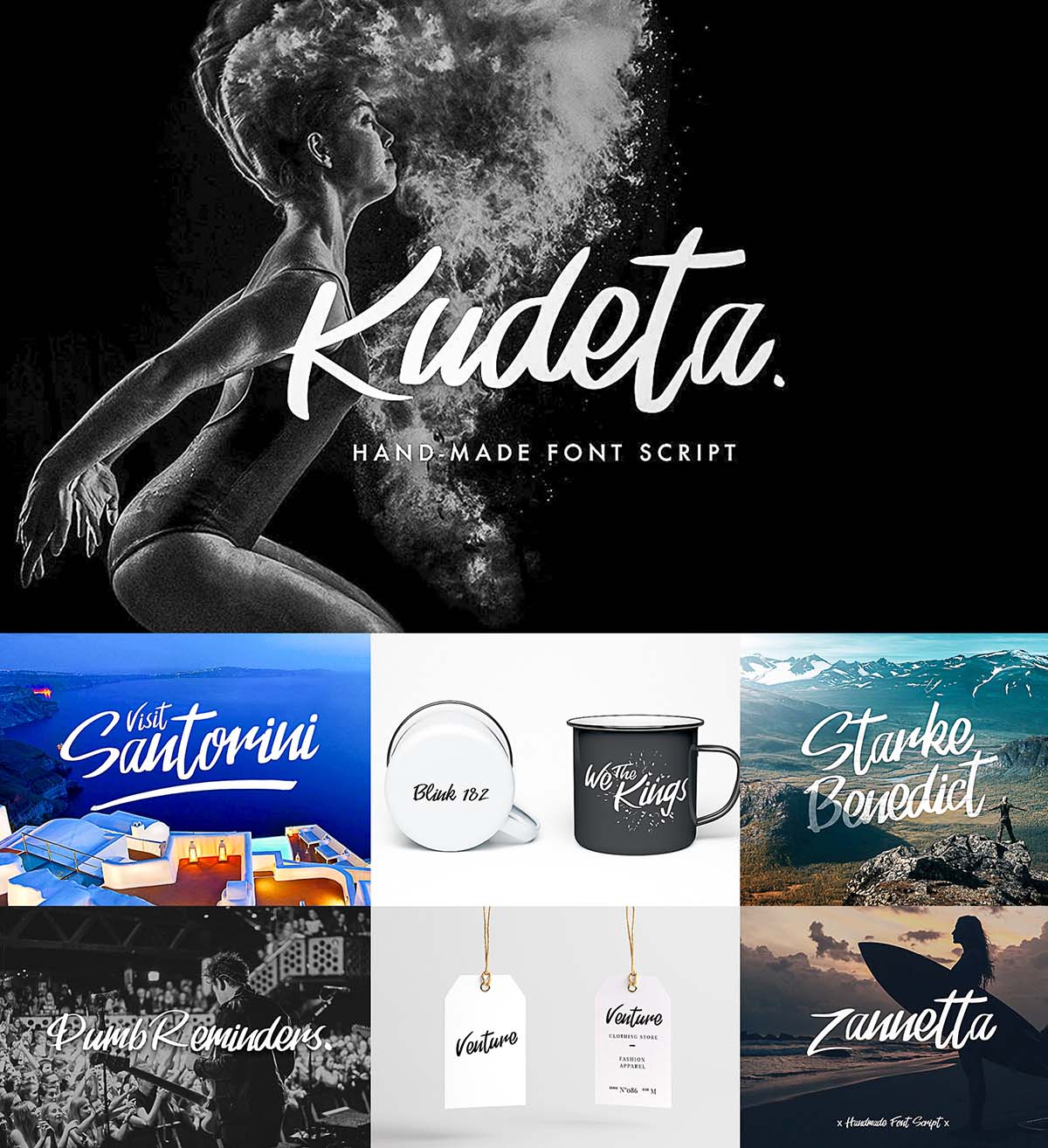 Download Kudeta Handmade Script Free - Elegant Handwritten Font