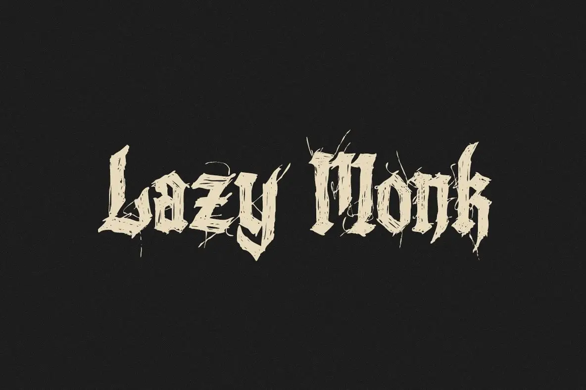 Скачайте шрифт Lazy Monk - уникальный и стильный дизайн