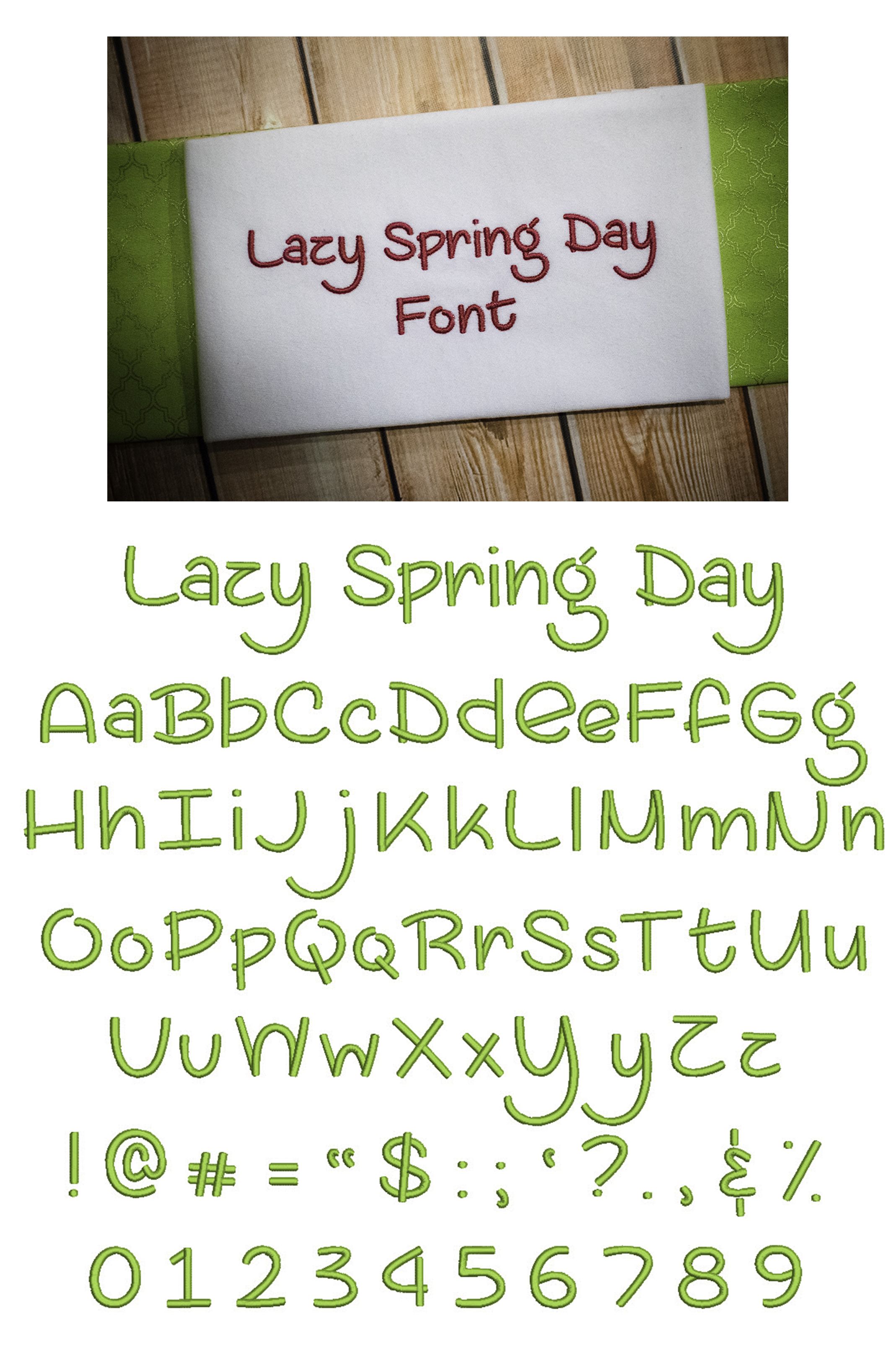 Download Lazy Spring Day Font Free - Refreshing Handwritten Style