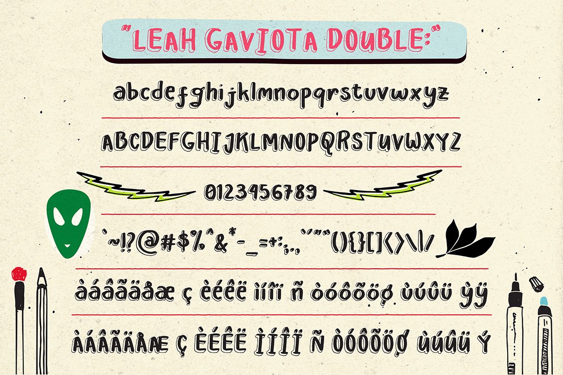 Download Leah Gaviota Font Free - Stylish & Versatile