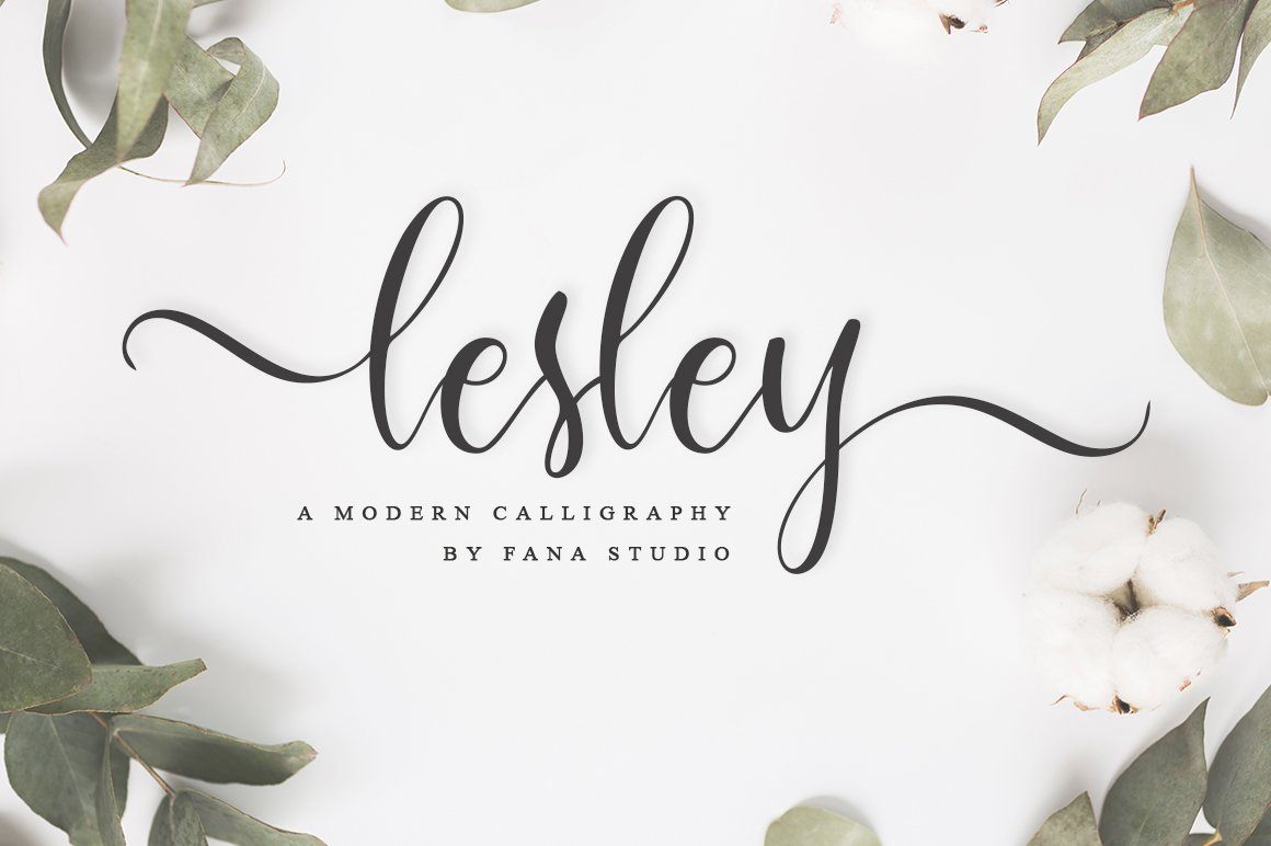 Download Lesley Font Free - Stylish and Modern Typeface