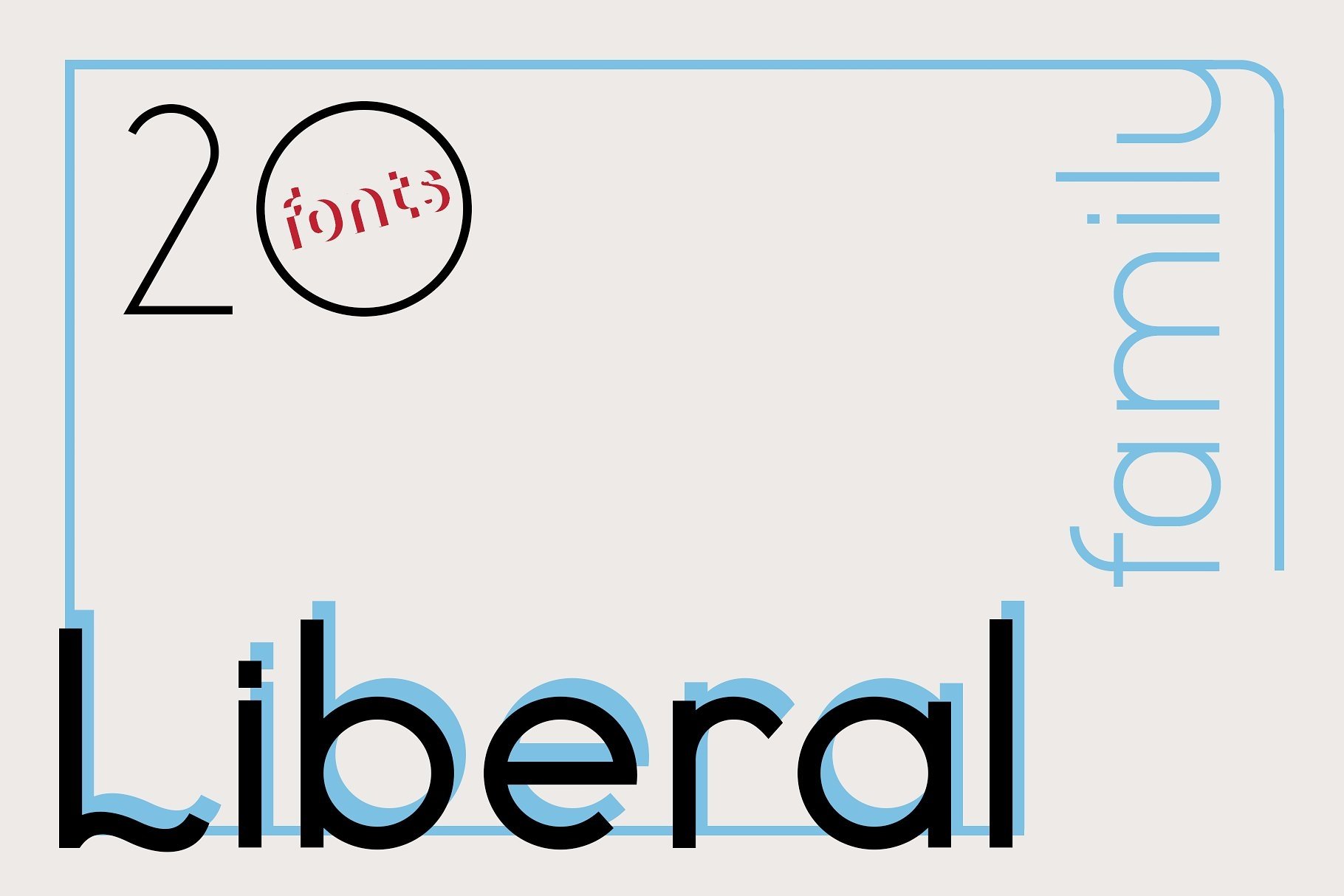 Download Liberal Family Font Free - Versatile and Modern Style