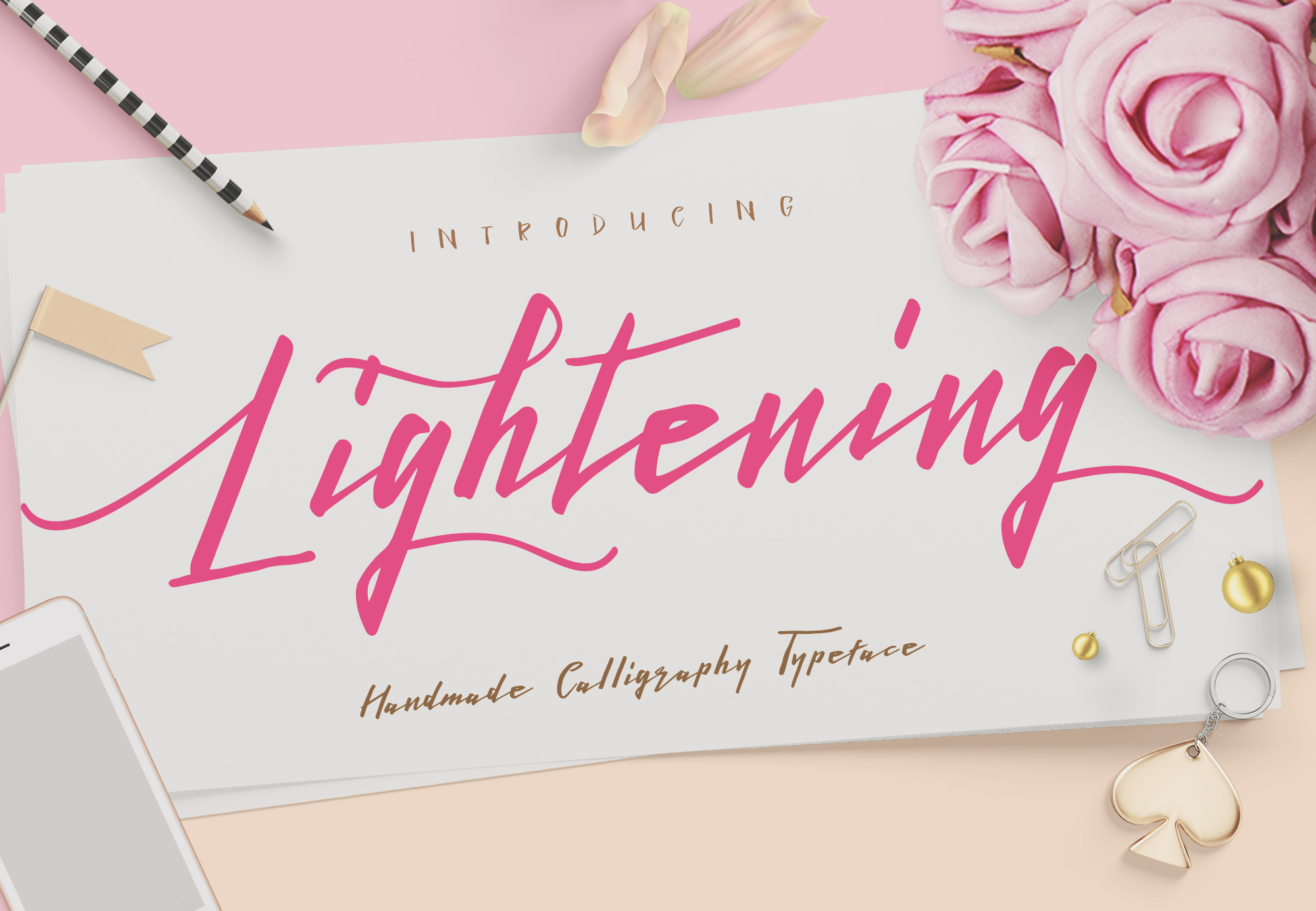 Download Lightening Script Duo Free - Dynamic Handwritten Font