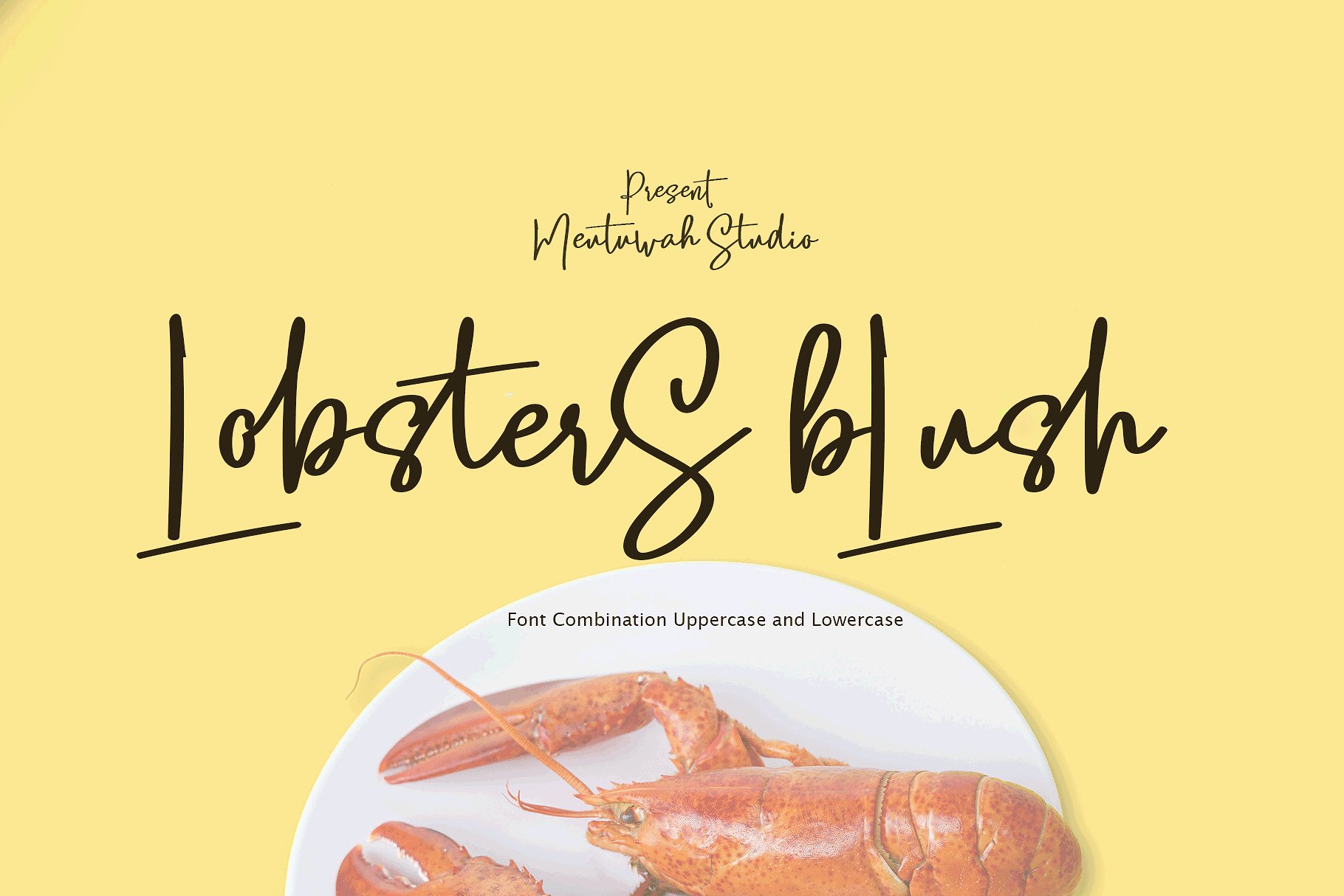 Скачайте бесплатно шрифт Lobsters Blush - романтичный и игривый стиль