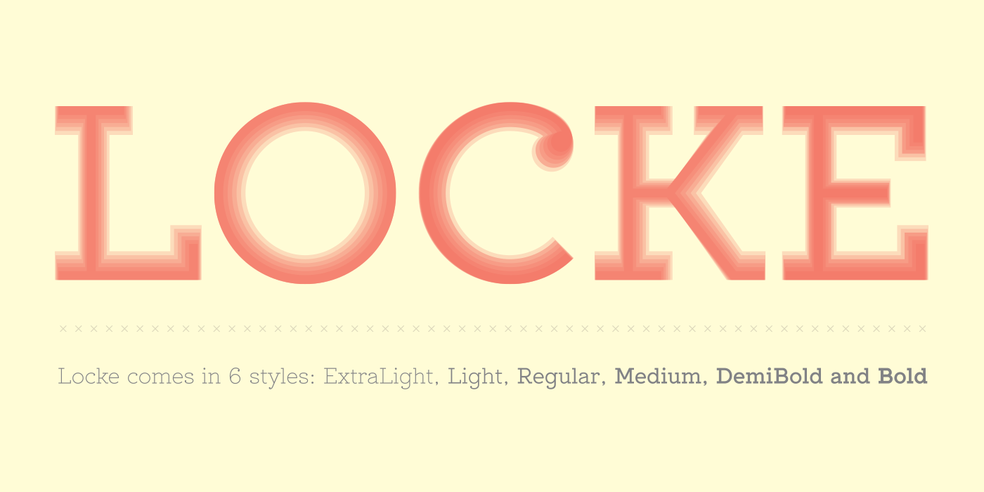 Download Locke Regular Font Free - Elegant & Versatile Design