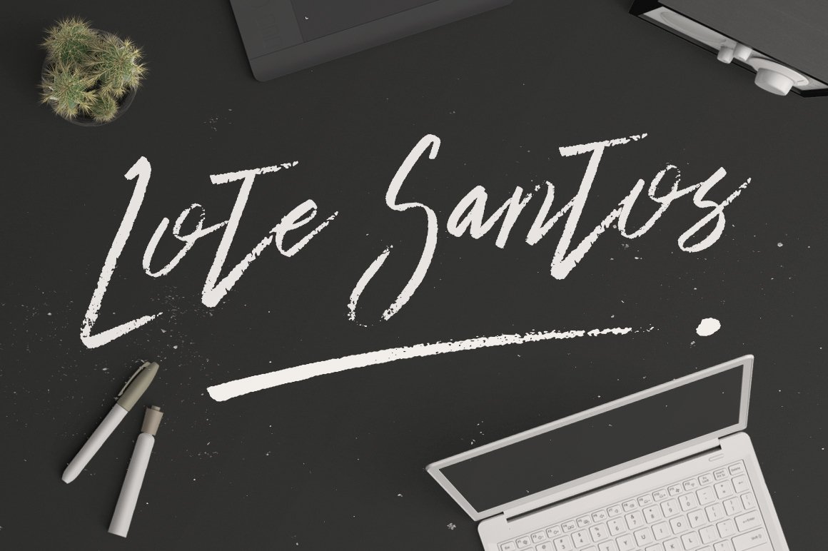 Download Lote Santos Font Free - Unique Handwritten Style