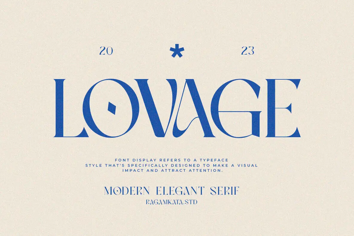 Laden Sie die Lovage Schriftart kostenlos herunter - Kreative Eleganz für Ihr Design