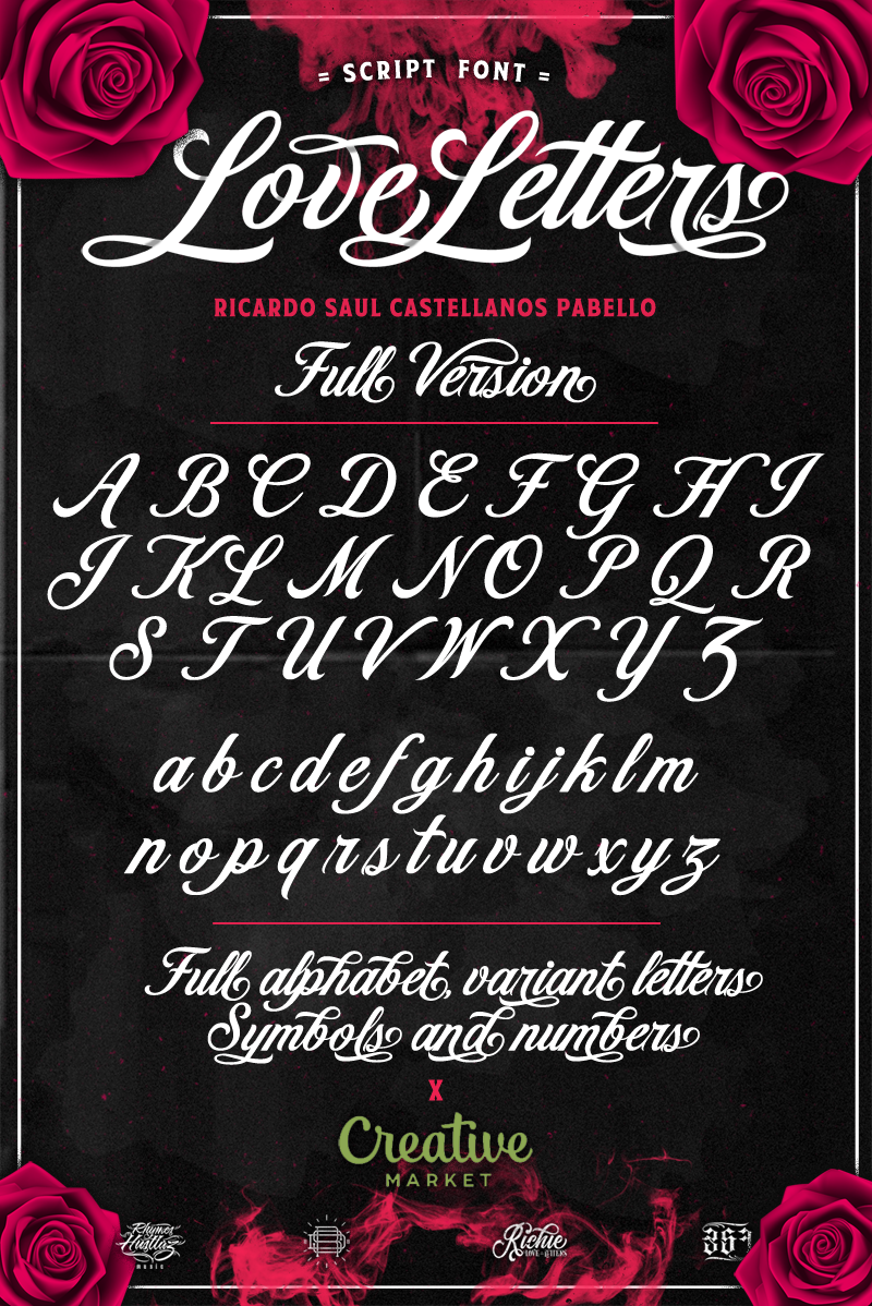 Download Love Letters Font Free - Romantic Script Typeface