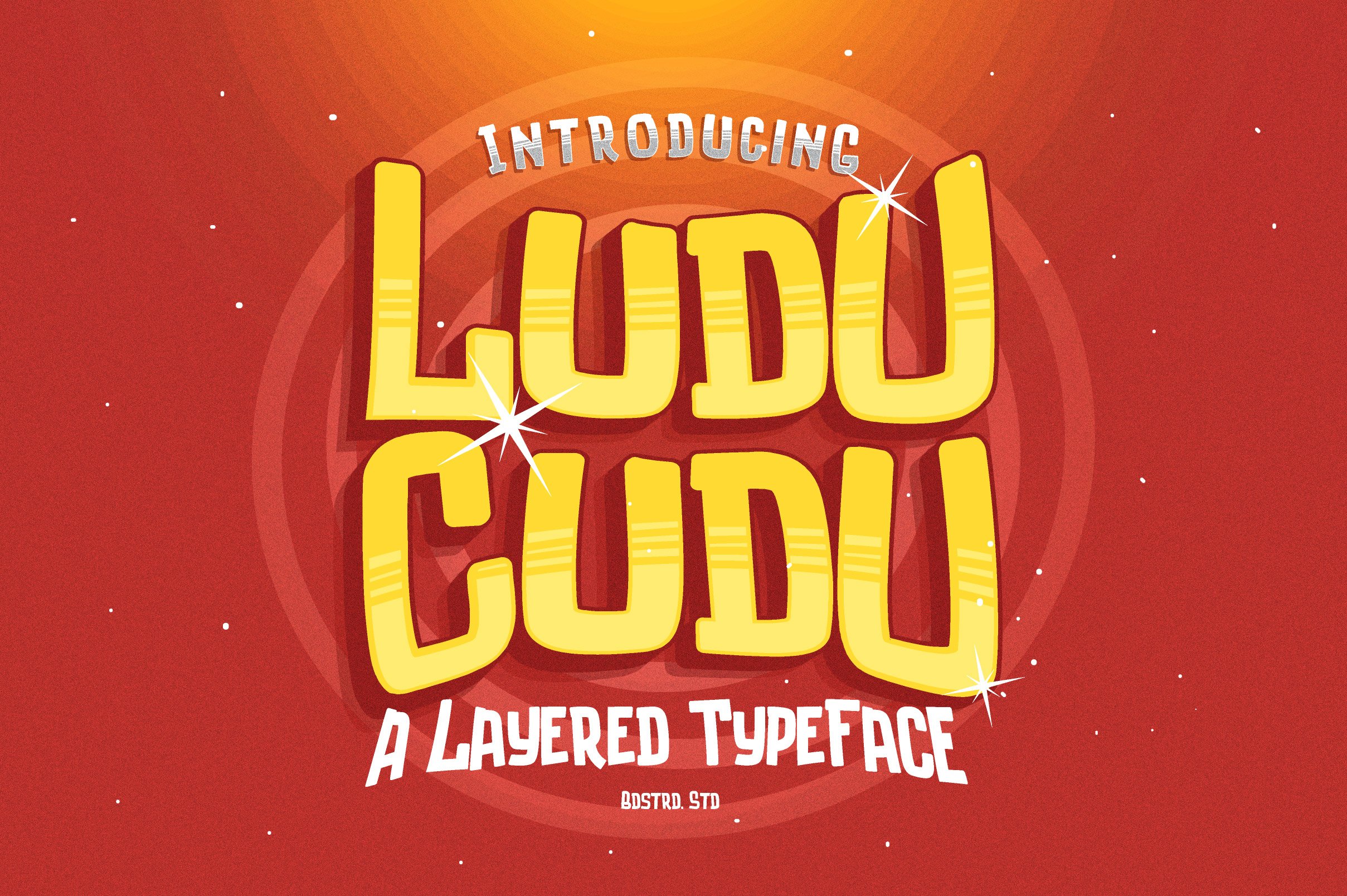 Download Ludu Cudu Font Free - Playful and Unique Design