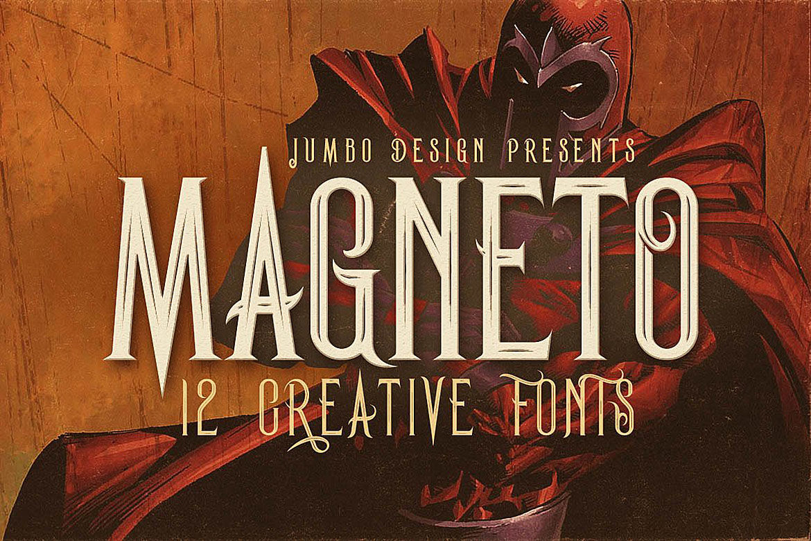 Download Magneto Vintage Style Font Free - Retro Charm