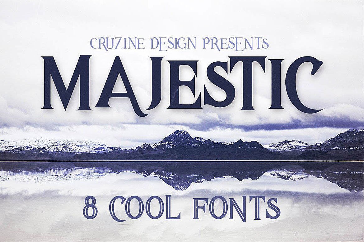 Скачайте бесплатно шрифт Majestic Typeface - величественная типографика для вашего проекта