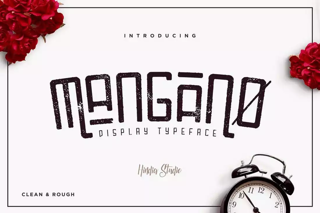 Kostenloser Download der Mangano Schriftart - Stilvolle Serifenschrift