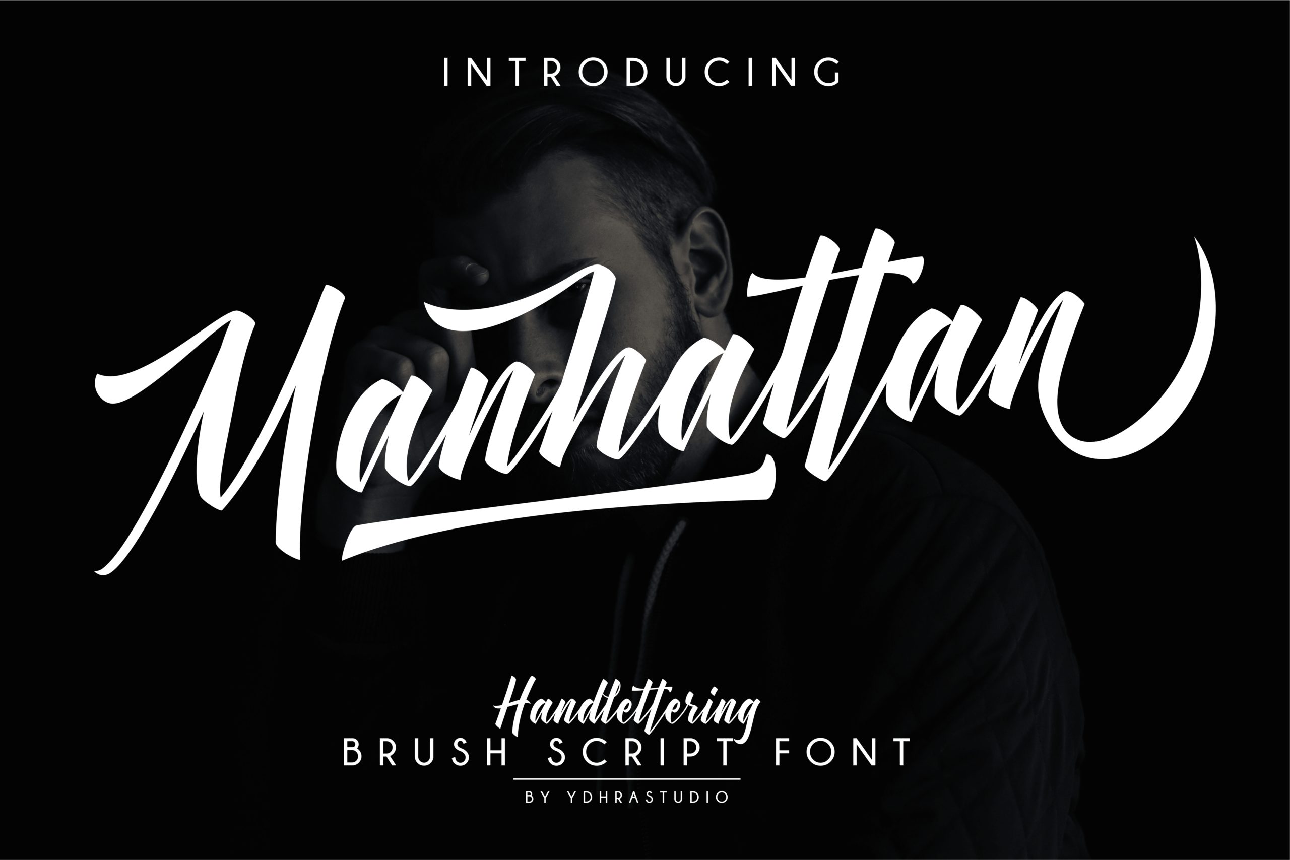 Скачайте бесплатно шрифт Manhattan Brush - стильный рукописный шрифт