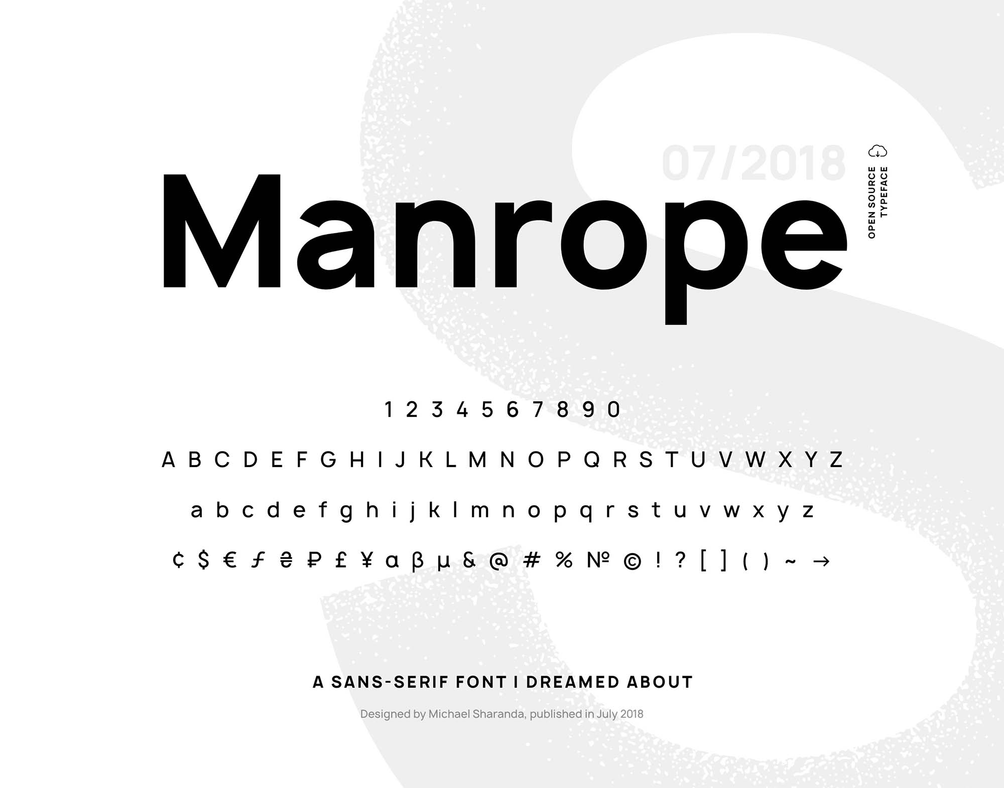 Скачайте бесплатно шрифт Manrope - современный минималистичный шрифт