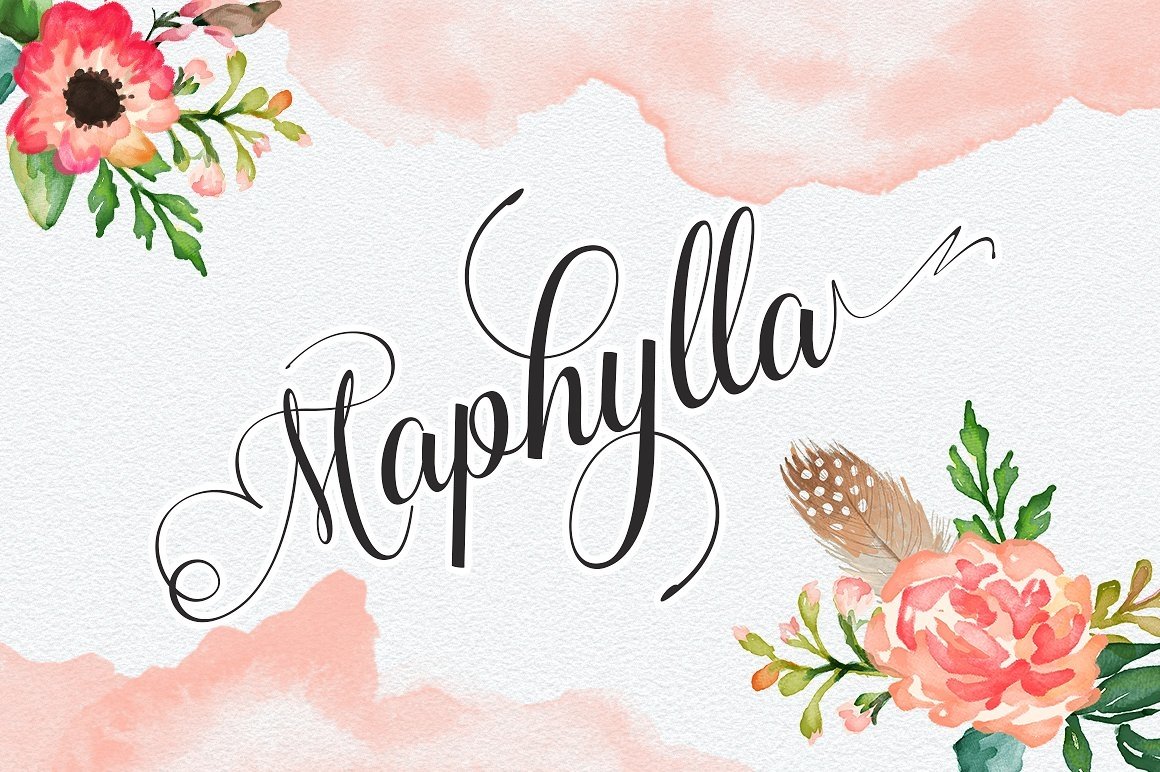 Download Maphylla Font Free - Unique Handwritten Style