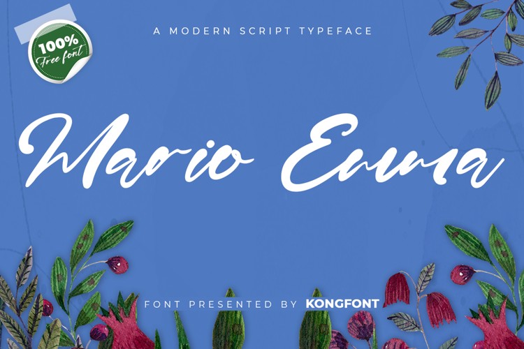 Download Mario Emma Font Free - Stylish Versatile Typeface