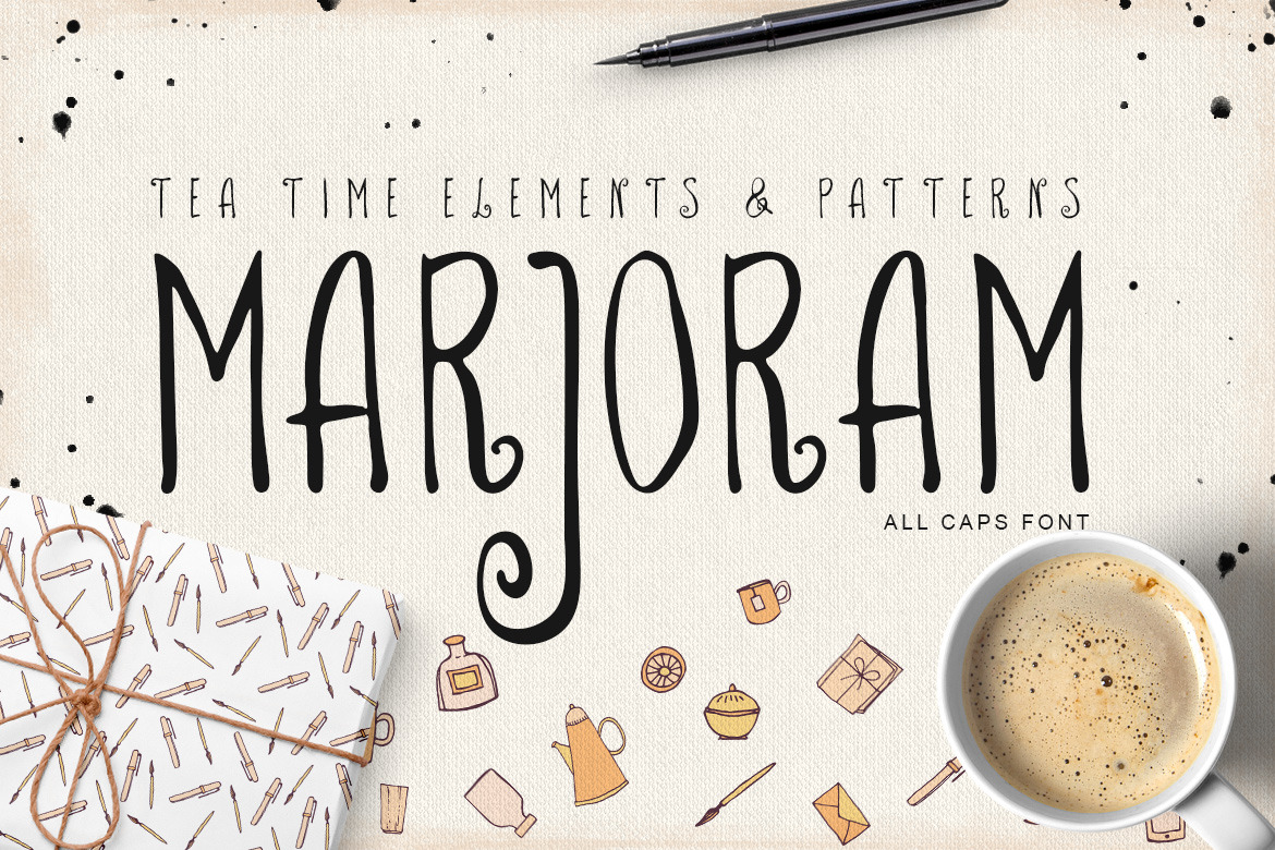 Download Marjoram Font Free - Stylish and Versatile Design