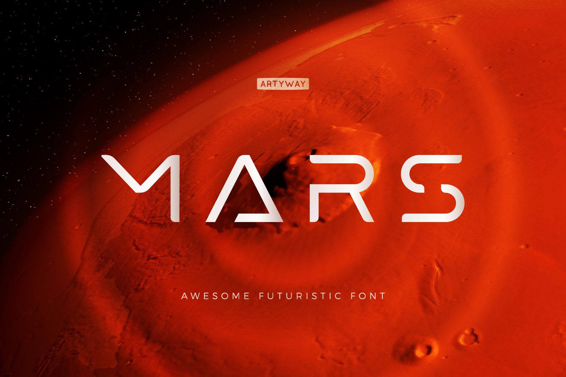 Kostenloser Download Mars Type 10 - Stilvolle Schriftart für Designs