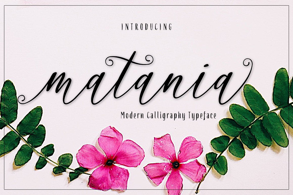 Download Matania Font Free - Stylish and Modern Typeface