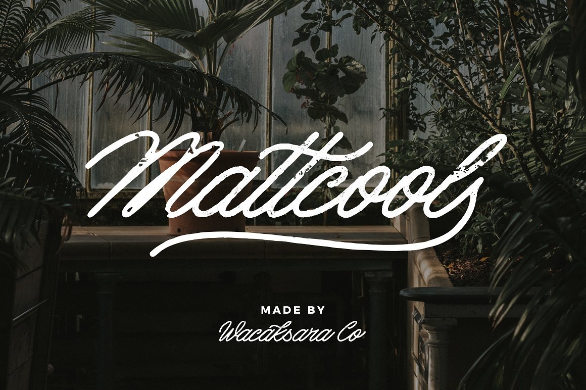 Kostenlose Mattcool Schriftart herunterladen - Stilvolles Schriftdesign