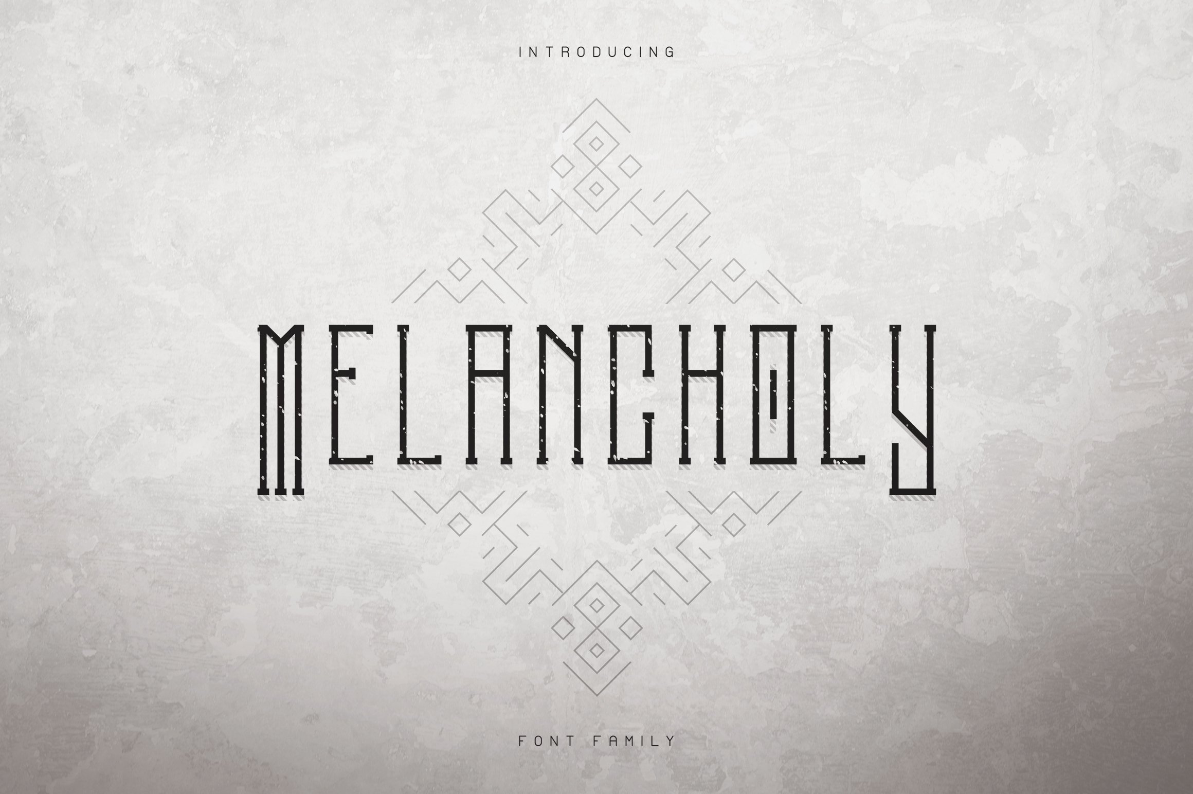 Download Melancholy Outline Font Free - Unique Artistic Style