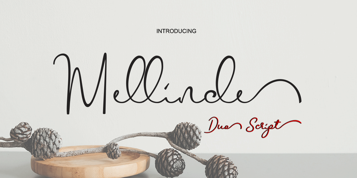 Download Mellinde Font Free - Elegant Script Typography