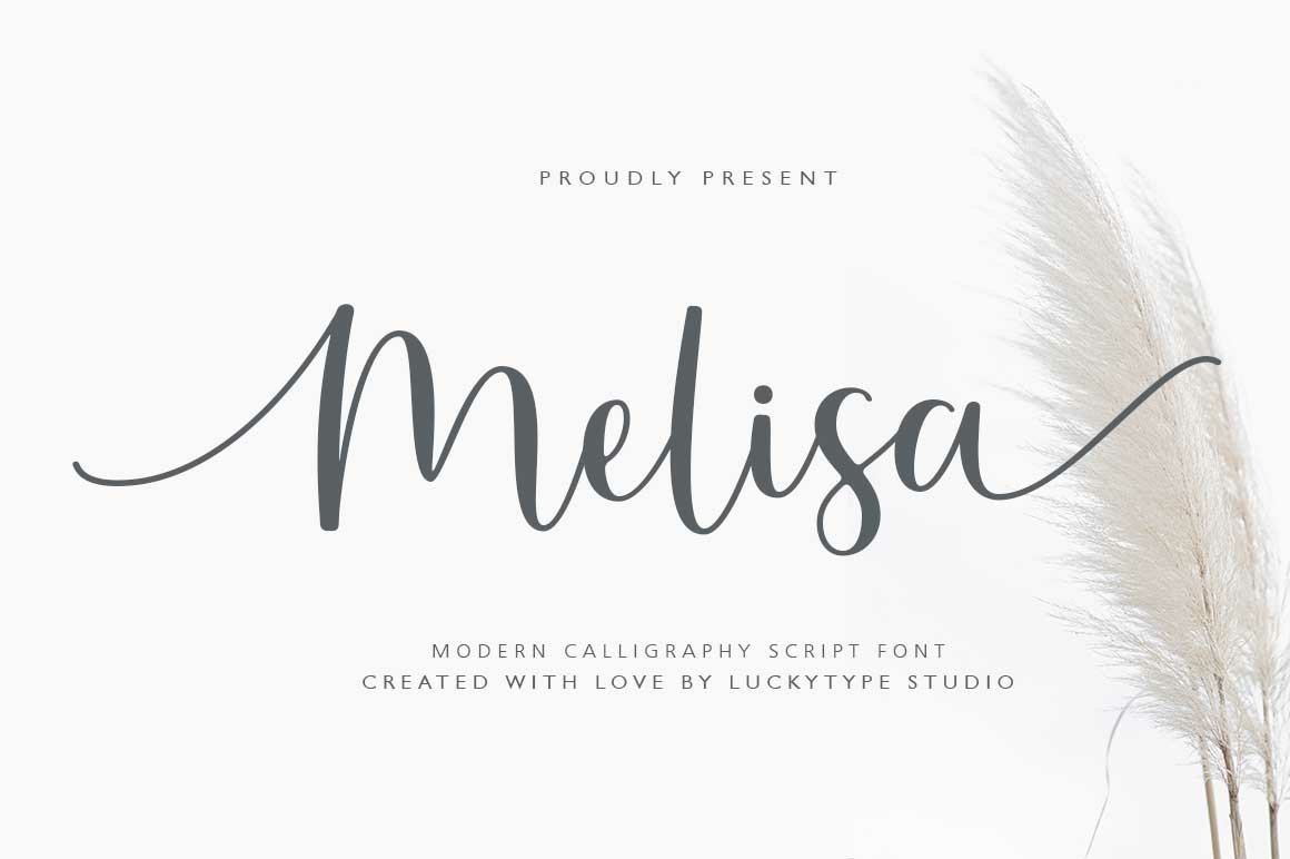 Скачайте бесплатно шрифт Mellissa Script – изысканная каллиграфия для вашего дизайна