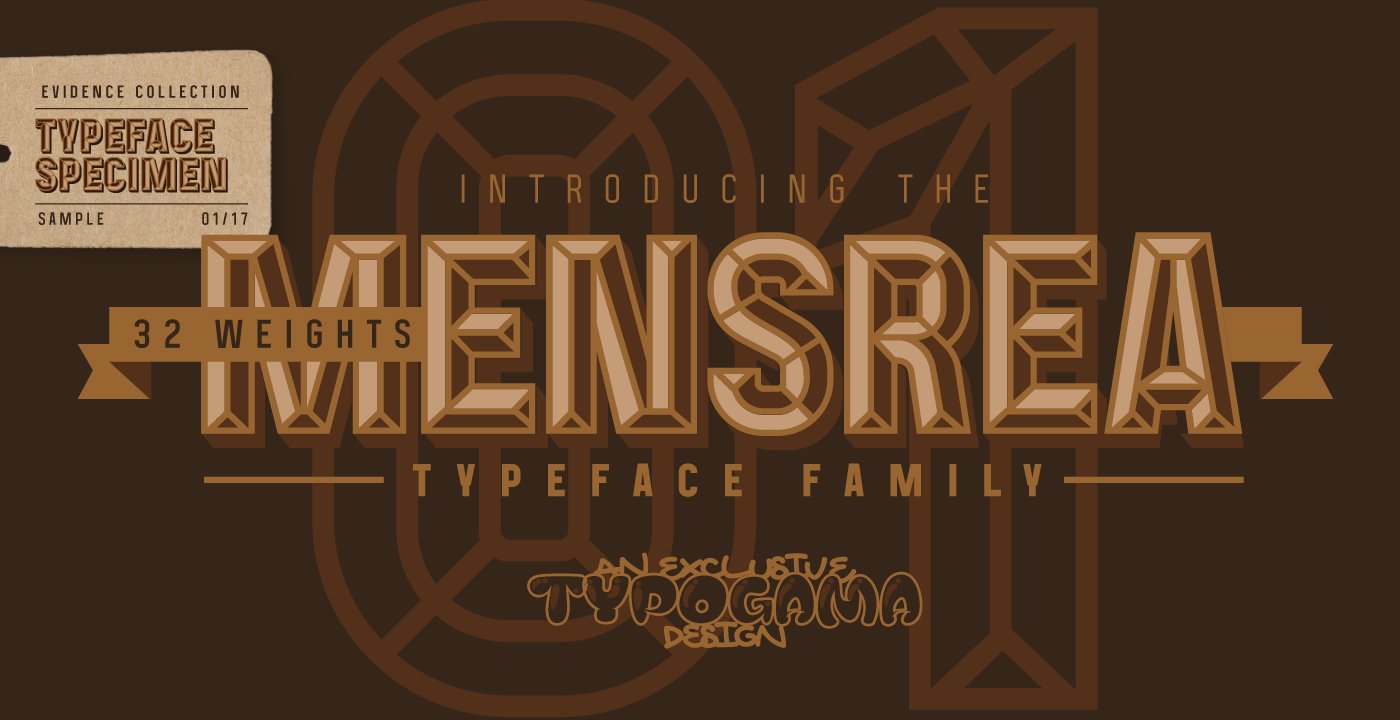 Download Mensrea Font Free - Uniquely Bold and Modern